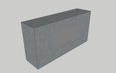 Betonový blok ABU3R 1600x400x800 mm